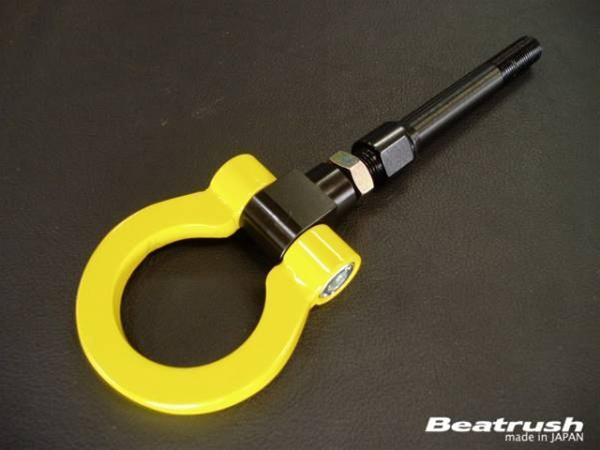 BEATRUSH Yellow Front Tow Hook WRX, STI 02-07  [Clearance]
